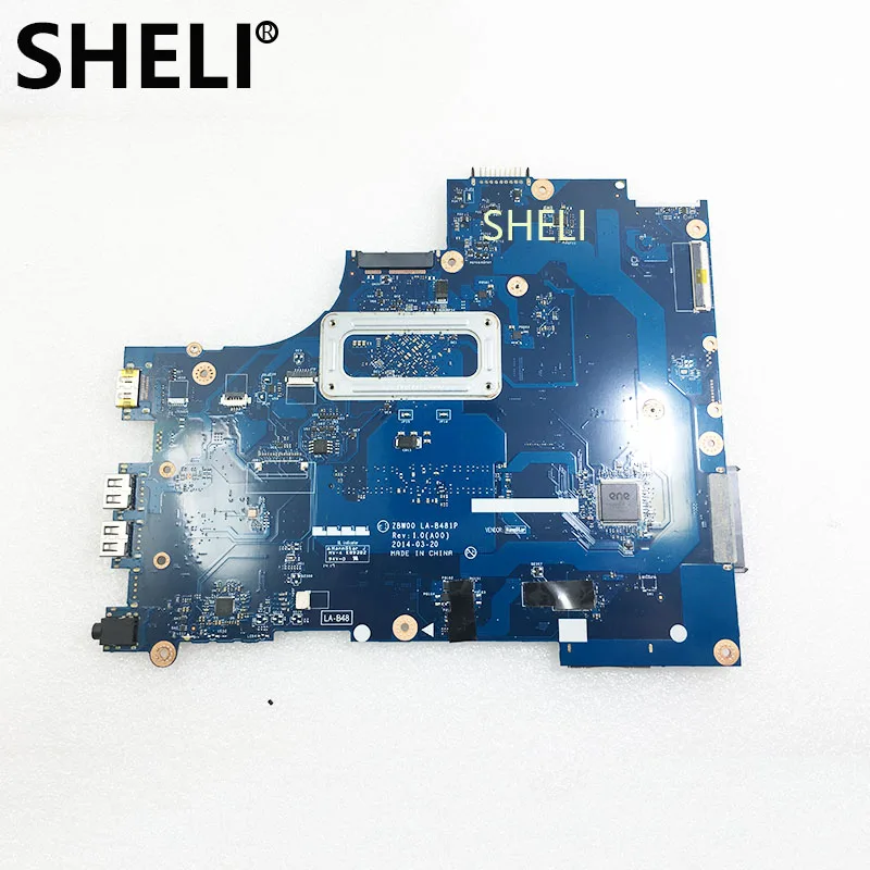Шели для Dell Inspiron 15R 3531 Материнская плата ноутбука 28V9W 028V9W CN-028V9W ZBW00 LA-B481P SR1W4 N2830 DDR3L идеальная работа