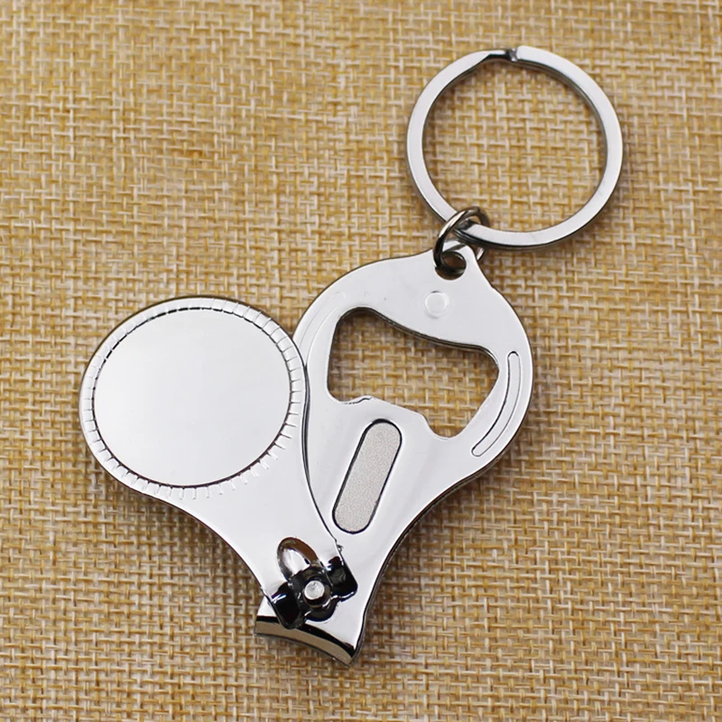 100x Персонализированная машинка для стрижки ногтей брелок рекламная сталь резак