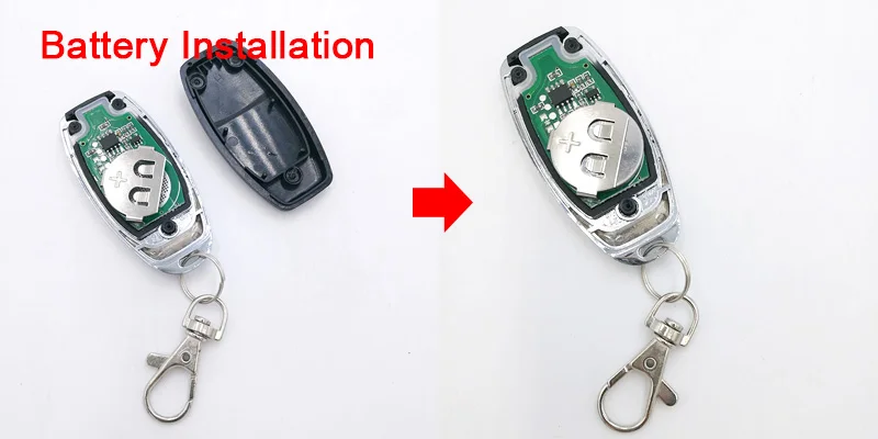 Беспроводной пульт дистанционного управления 1Key 2Key 3Key 4Key гаражная дверь EV1527 обучающий Код dc 6V Универсальная автомобильная сигнализация 433 МГц