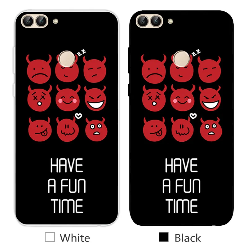 for Huawei P Smart Call Box Design Back Matte Cover PSmart Clear TPU Silicone FIG-L21 FIG-LX3 Coque Capa | Мобильные телефоны и