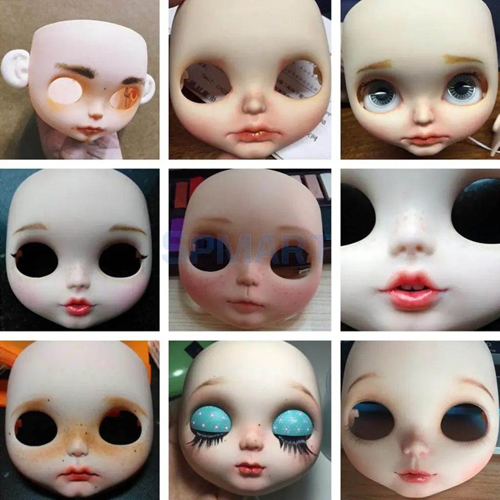 4 цвета Лицевая панель с задней головкой Винты Набор для 12 &quotRBL Neo baby Doll Changing Face