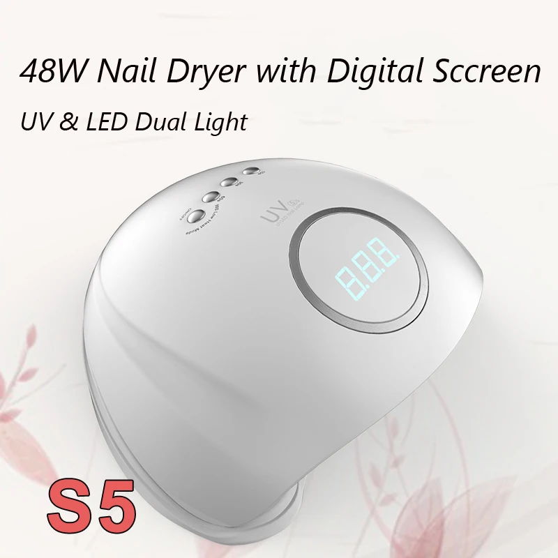 24 УФ светодиодный светильник Сушилка для ногтей Инфракрасный Смарт датчик