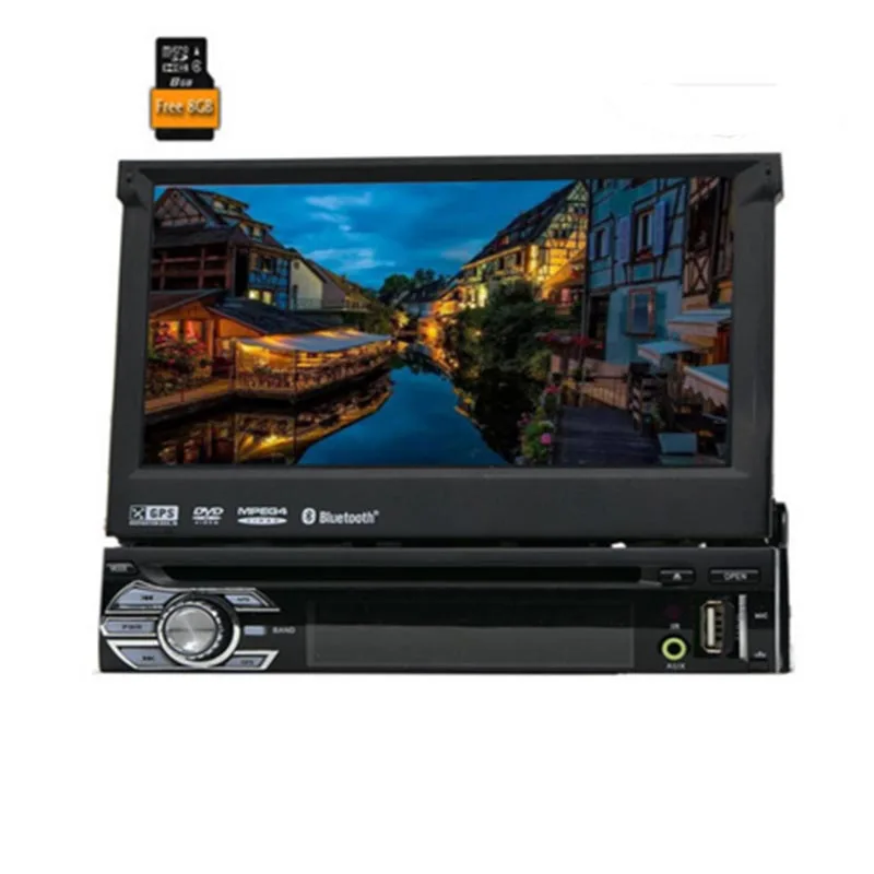 Автомагнитола 1 Din автомобильный Dvd-плеер Gps-навигатор магнитофон автомагнитола