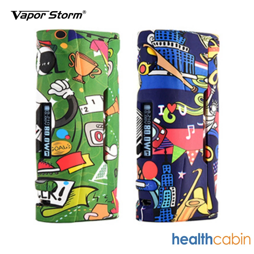 Оригинал 80 Вт Vapor Storm Пума-ребенок шаблон TC коробка мод 510 электронная сигарета Vape