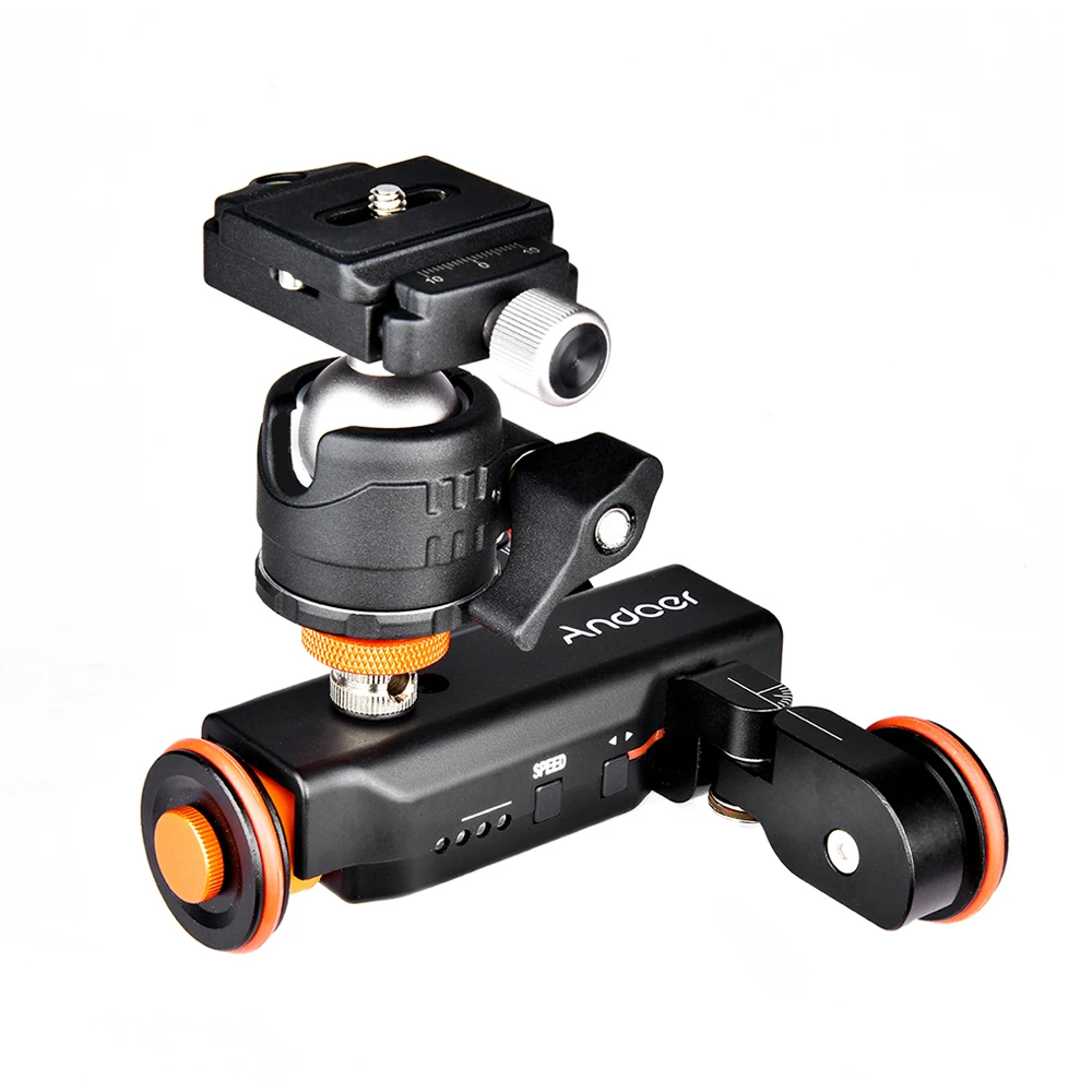 Andoer L4 PRO механизированная камера видео Долли с индикацией шкалы электрический трек слайдер беспроводной пульт дистанционного управления Мини-ползунок