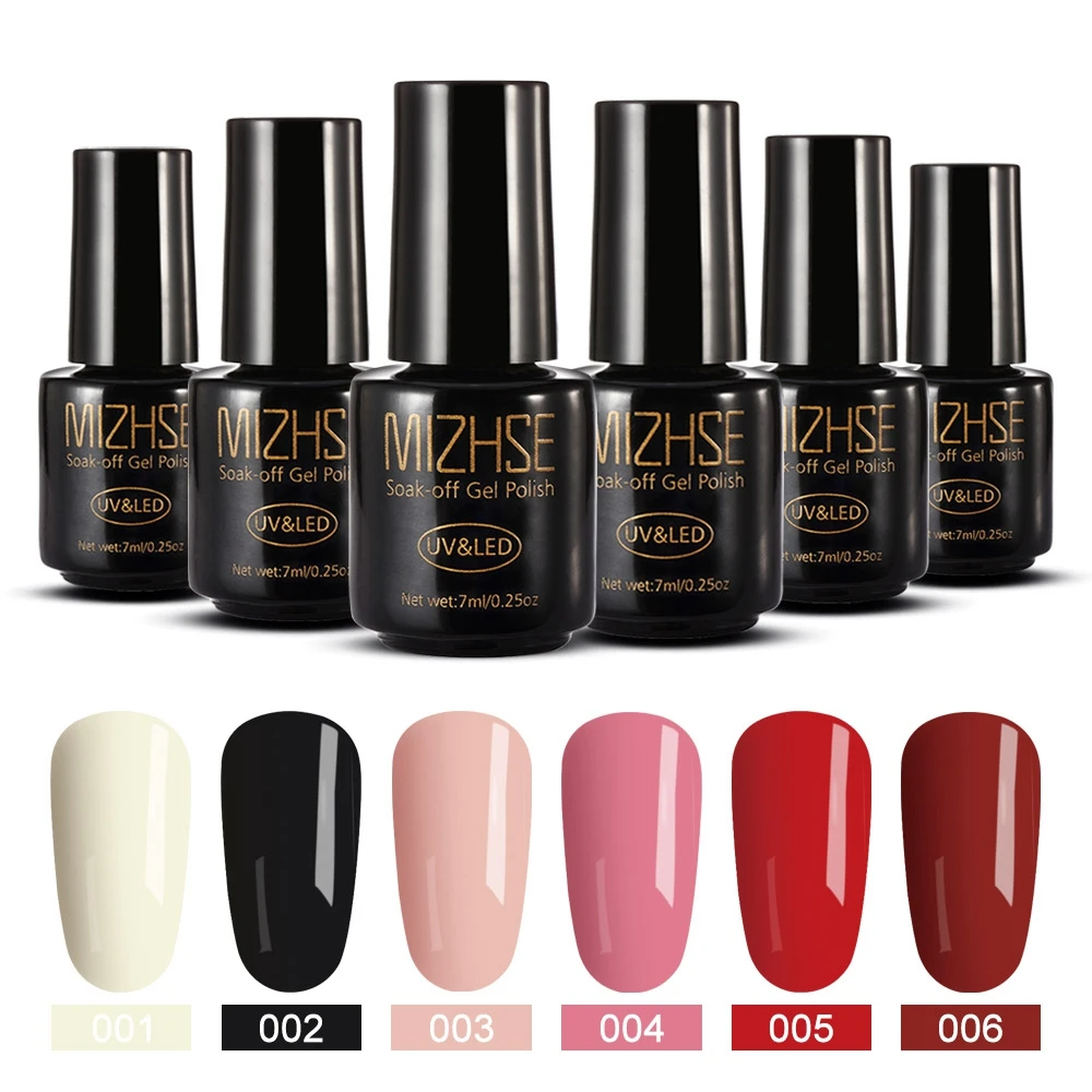 MC-C002 MIZHSE Soak off базовый гель верхнее покрытие гель лак для ногтей маникюрный лак длительный цветной гель для ногтей набор комплектов - Цвет: MC-C002