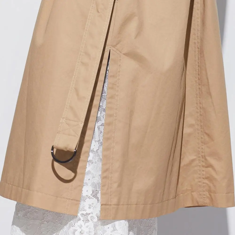 Весна-Осень 2023 длинная Повседневная Женская ветровка в европейском и