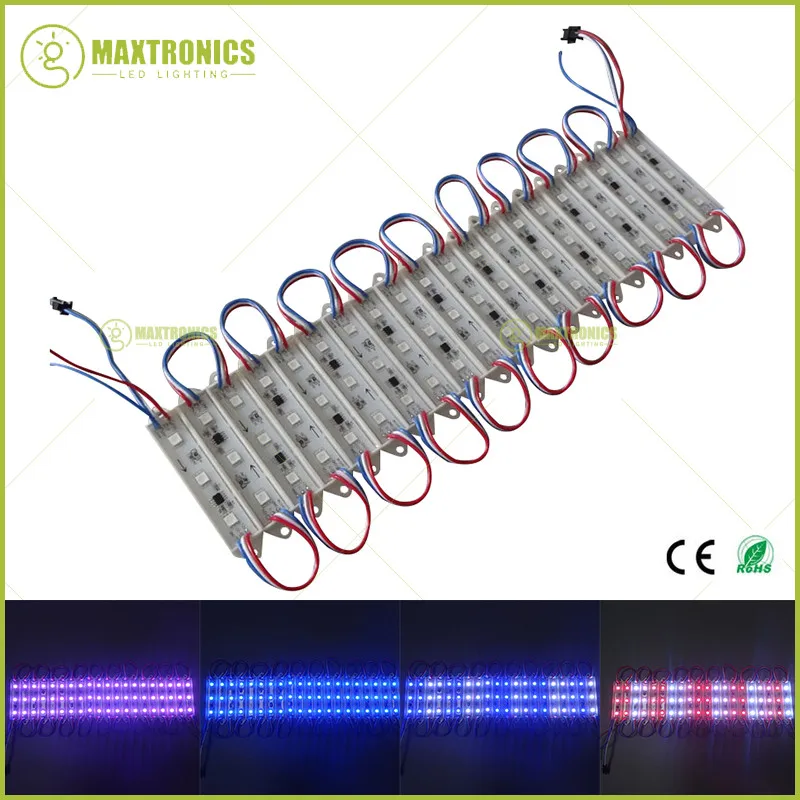 Оптовая продажа 500 шт. супер яркий 12В WS2811IC 3 5050 RGB LED Pixel индивидуально адресный