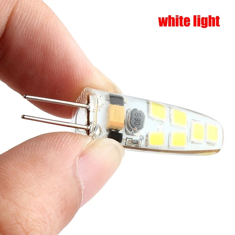 Суперъяркая Светодиодная лампа G4 2835SMD 12 с регулируемой яркостью лампочка