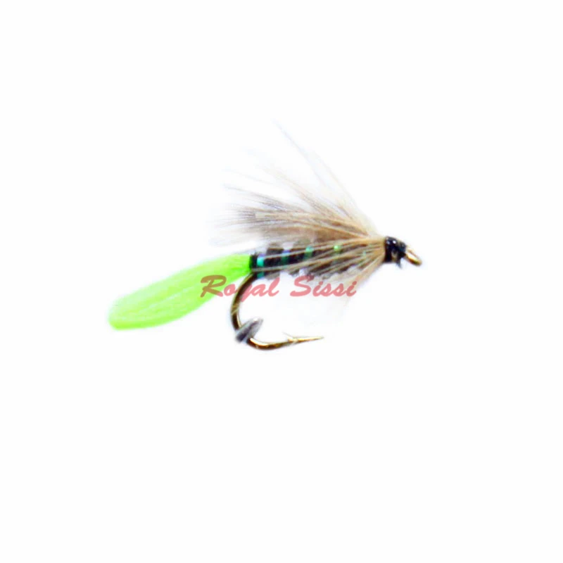 Королевская Sissi 2 варианта стилей 6 шт. 14 # CDC caddis nymphs мягкая коричная шкура hackle для
