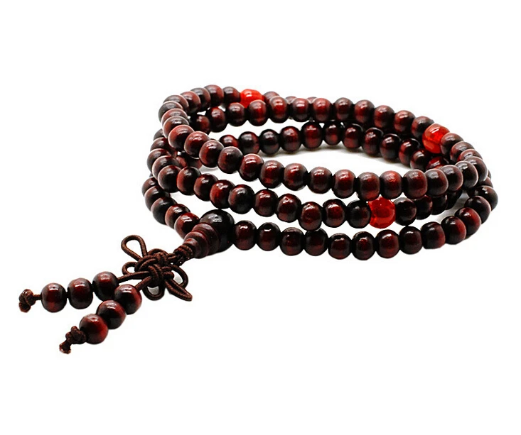 Буддийский браслет из тибетского сандалового дерева буддистский розового