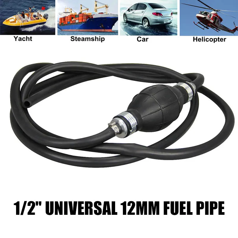 Vehemo 12 мм топливная линия в сборе RVs труба Подвесной лодочный шланг для тракторов