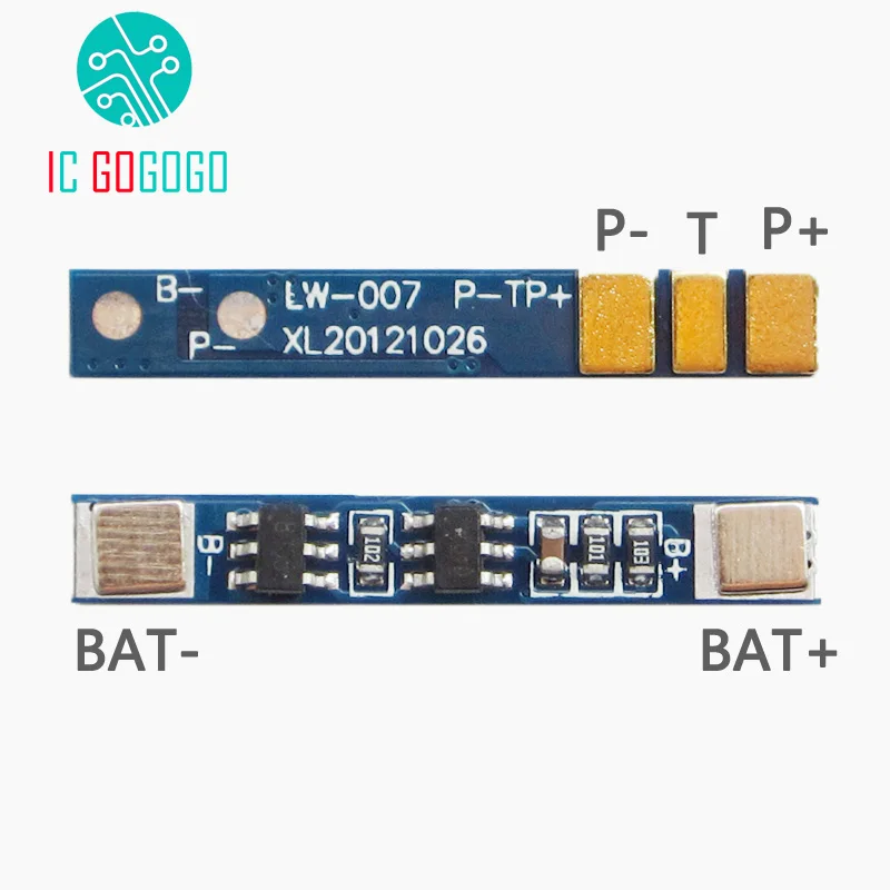 Защитная полимерная плата для литиевых батарей 1S 3 7 В модуль защиты литий-ионной