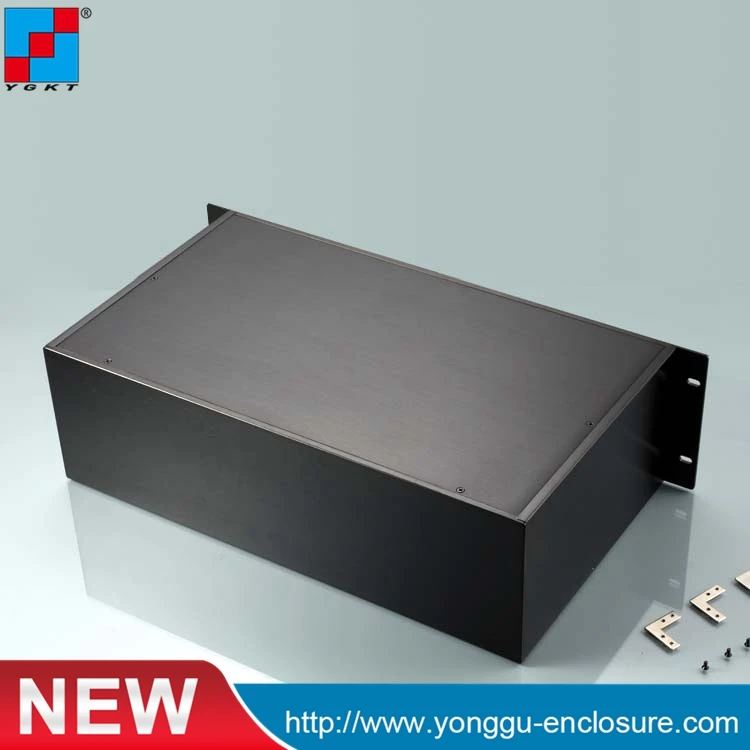 19 дюймовый алюминиевый корпус 3U полностью усилитель мощности с покрытием