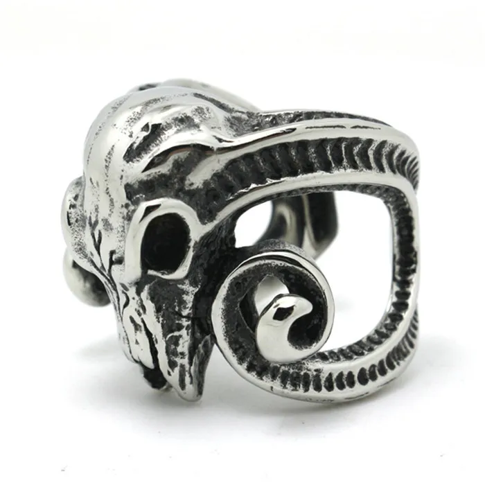 1pc Factory Price Punk Style Cool New Ainmal Head Fashion Ring 316L Stainless Steel Biker | Украшения и аксессуары