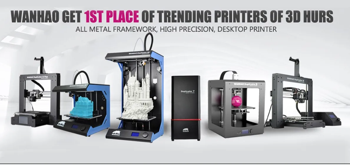 Дизайн Wanhao FDM 3d принтер Дубликатор 9/400 с автоматическим выравниванием DIY KIT