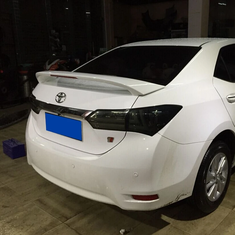 Спойлер для toyota corolla 2014-2017 цветной спойлер из АБС-пластика высокого качества