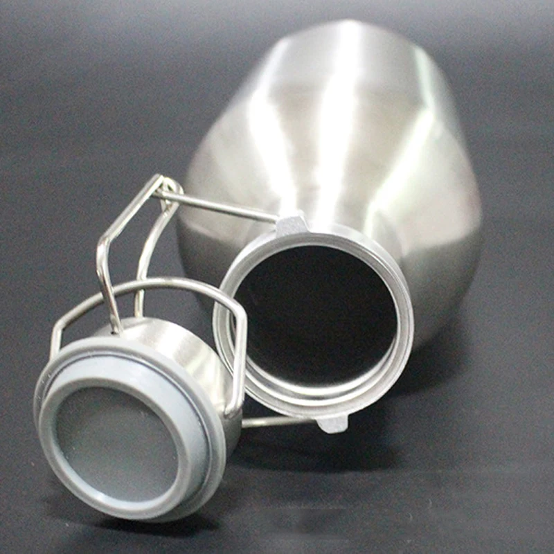 Премиум 32 унции нержавеющая сталь Homebrew пивной Growler 1L безопасный качели топ крышка