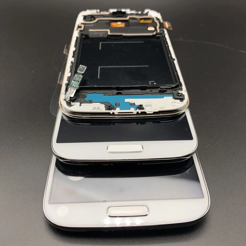 100% рабочий LCD сменный дигитайзер сенсорный экран с рамкой для Samsung Galaxy S4 i337 i9505 i9500