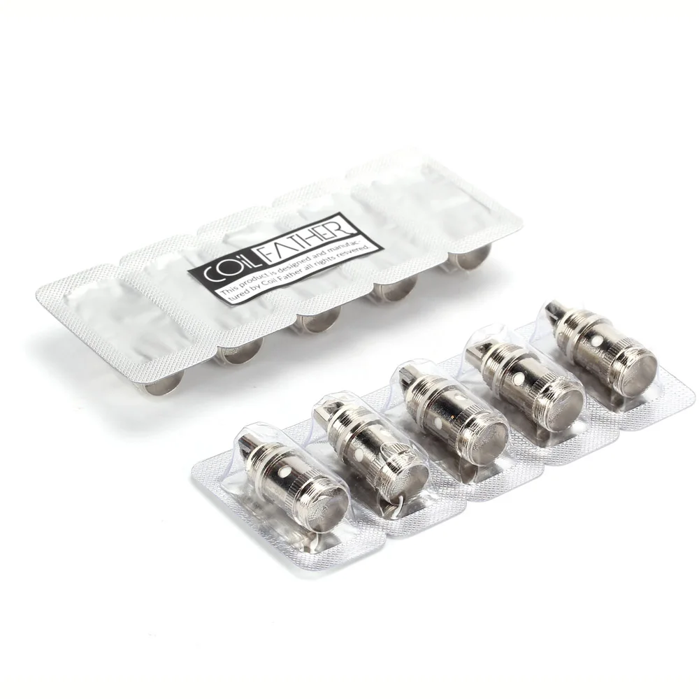 Катушка отец 5 шт. Q Subohm Сменная Головка Катушки 0.3ohm 0.5ohm для катушки EC iJust 2/Melo 2/Melo 3 мини распылитель электронная сигарета