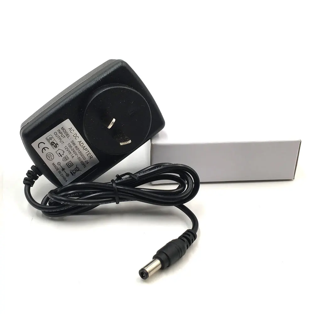 12V 1A Питание AC DC адаптер Зарядное устройство вилки стандартов Великобритании