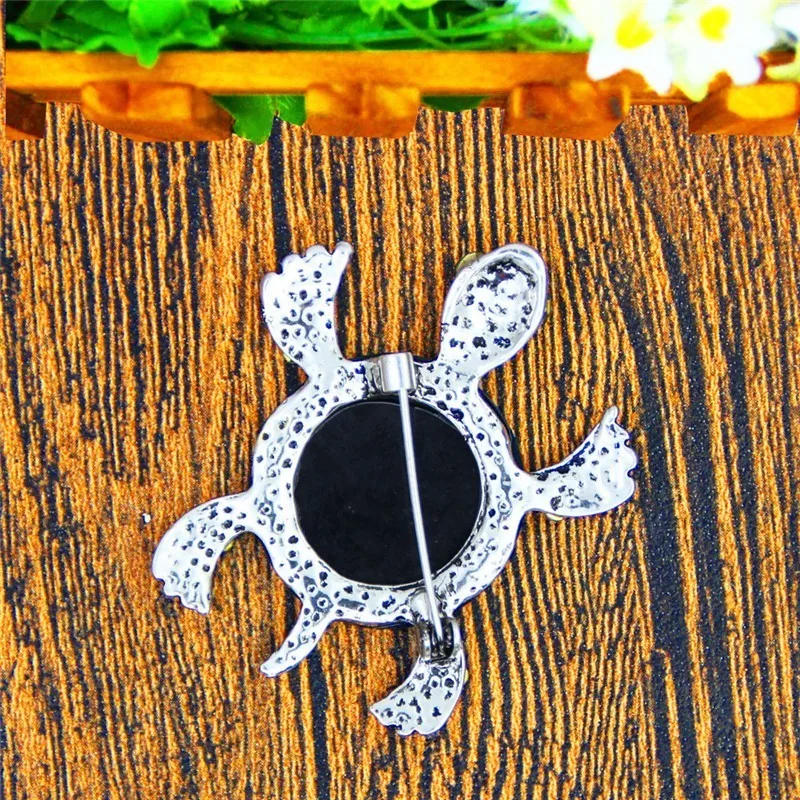 Винтаж павлин Shell Броши Античный Посеребренная личности Модные украшения|brooch