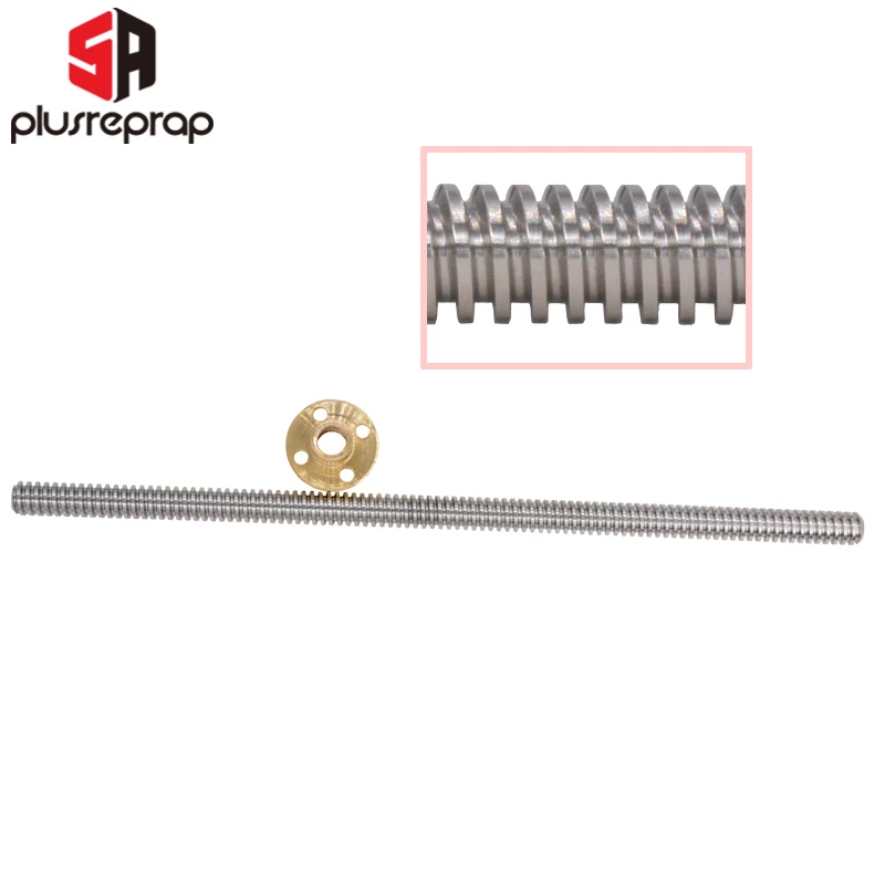 6 шт. свинцовые гайки для 3D принтера Reprap 2 мм 150 200 250 300 350 400 мм|Детали и аксессуары