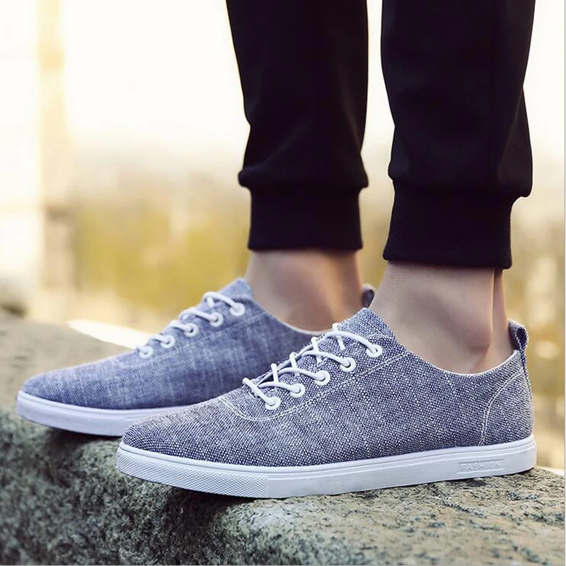 2018 Spring and Autumn new comfortable wearable canvas wild running shoes men's sports free shipping#8 | Спорт и развлечения