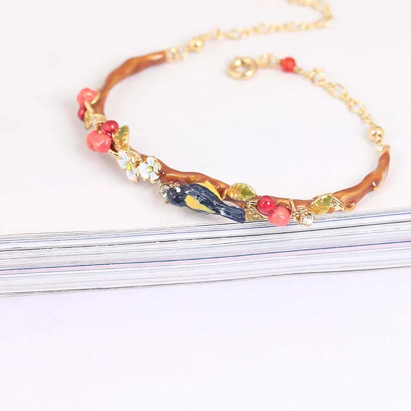 Новый Шаблон Быть Перечислены Стороны Эмаль Глазурь Иволга Птица Вишневый Сад