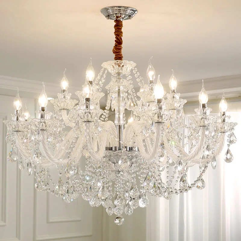 Современный светильник ing люстры коллекция декораций для дома Candelabros Хрустальная