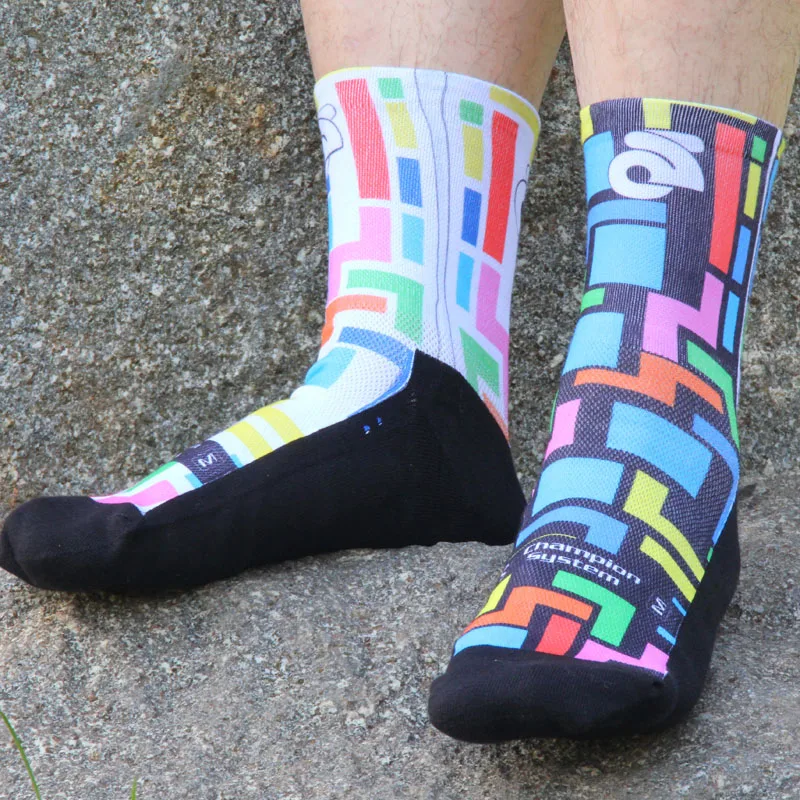 ZHUIYAN New 2019 Professional Brand 3D printing Socks Mountain Bike Cycling Sport /Racing Calcet | Спорт и развлечения