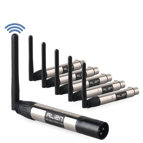 1T5R ALIEN 2,4G DMX512 Dfi беспроводной передатчик приемник контроллер с антенной для DJ Дискотека вечерние музыка DMX светодиодный сценический лазерный свет - Цвет: 1T5R