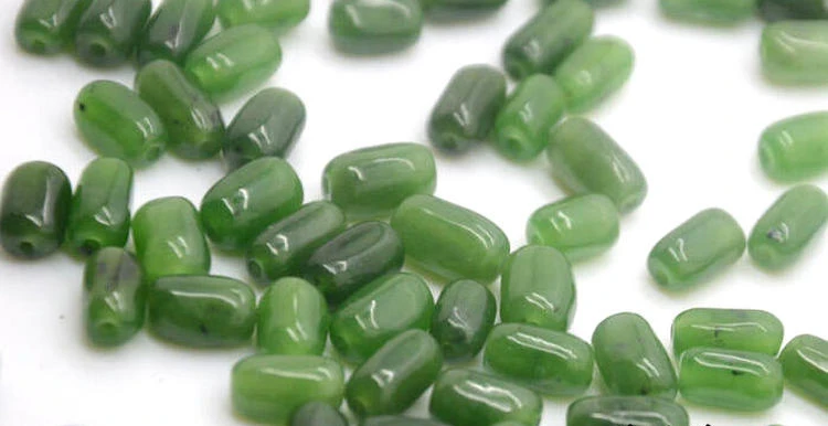 Natural Hetian Jade Seed Material Bulk Beads DIY Jewelry Accessories Necklace Bracelet Hanging Line Jasper | Украшения и
