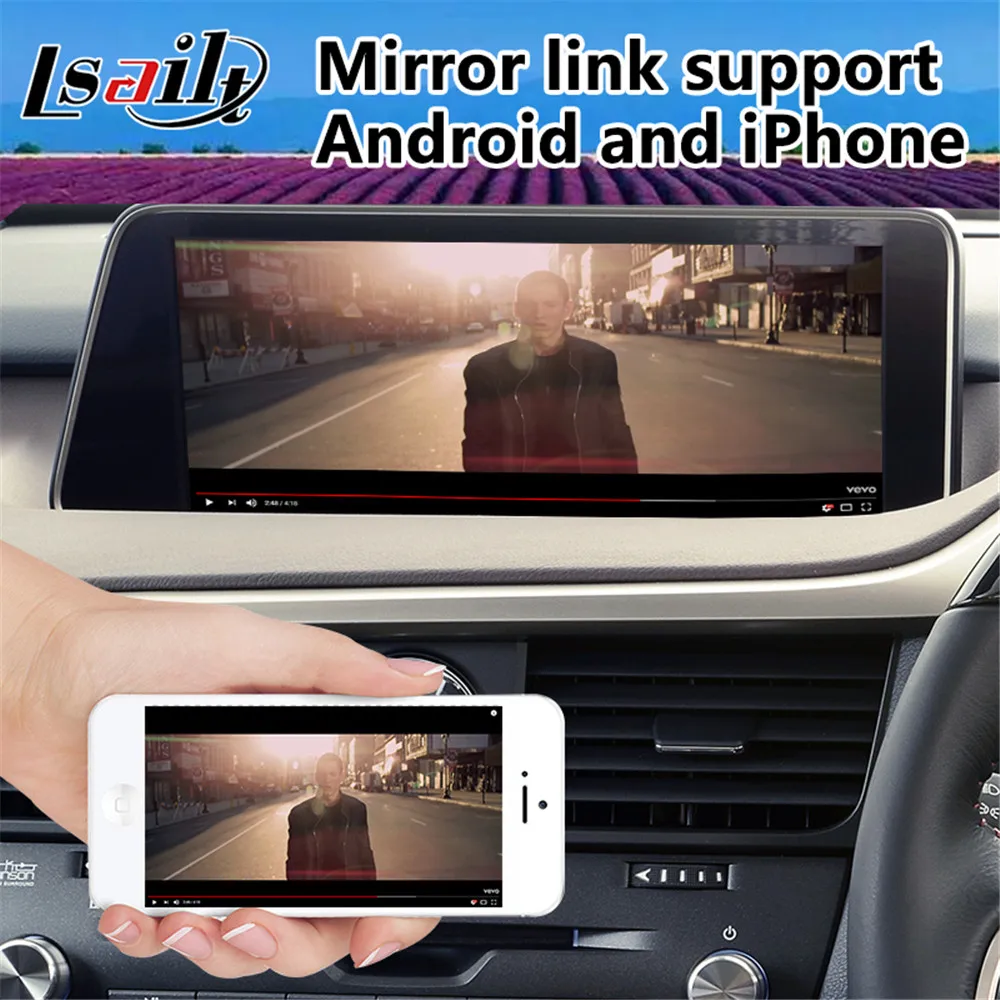 Lsailt Android 7,1 видео интерфейс для Lexus RX 2013- управление мышью, gps навигация Mirrorlink RX200T RX270 RX450h RX350