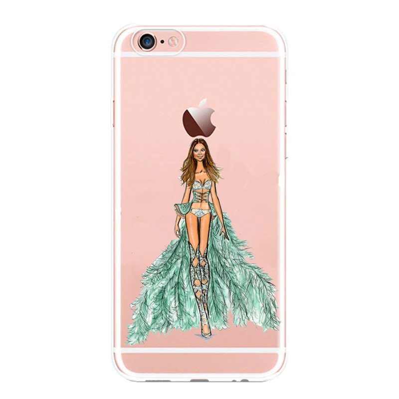 Одежда Бикини Топ сексуальная модель девушка чехол для iphone X 8Plus 7 7Plus 6S 6Plus 5S SE
