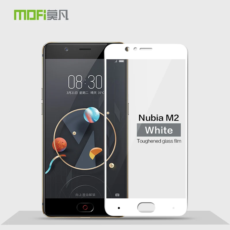 MOFi для ZTE nubia M2 стекло закаленное 2.5D полное покрытие пленка 5 ''Защитная