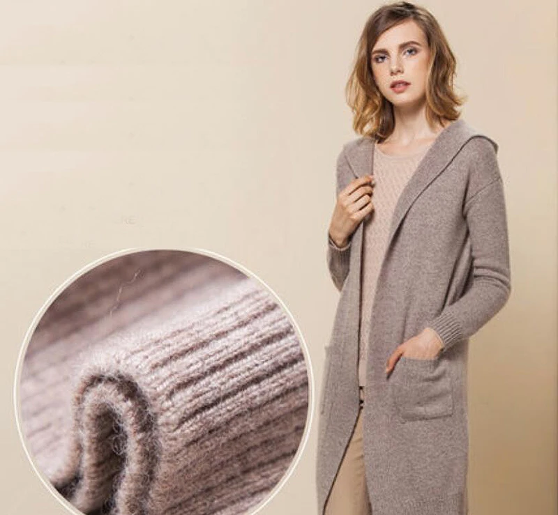 Cashmere Sweater Women Brown Red Khaki Gray Blue Cardigan hood Turtleneck Solid Natural Fabric High Quality Free Shipping |