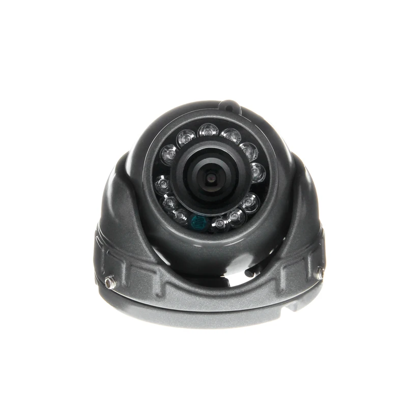 Серая Автомобильная мини камера 600TVL CCD Металлическая для такси автобус