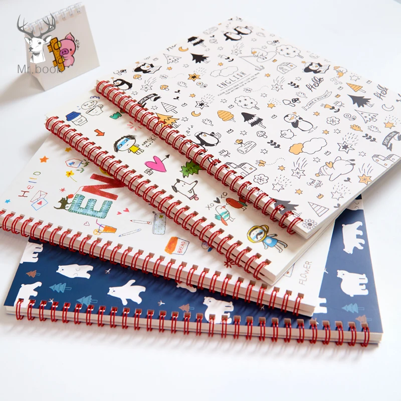 Новое поступление милый мультфильм Граффити B5 Расписание Книга To Do подкладке