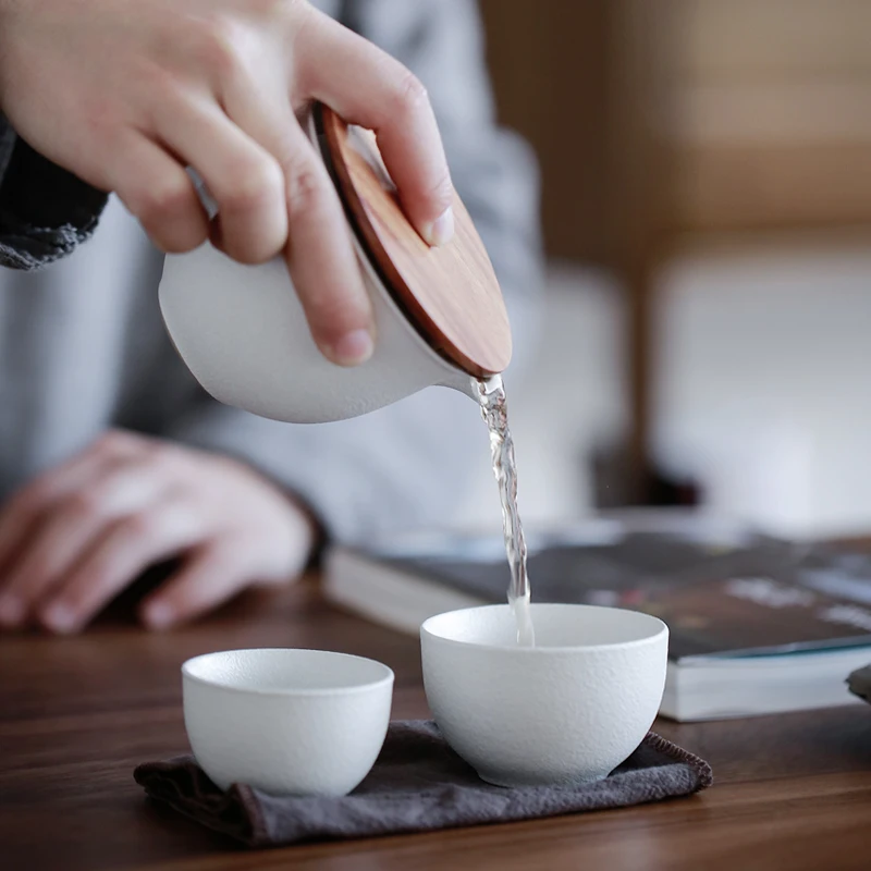 TANGPIN Японский керамический заварочный чайник с 2 чашками gaiwan чайные наборы