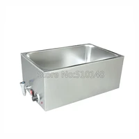 pklh 165bt electric bain marie table food warmer stainless steel hotel restaurant buffet machine