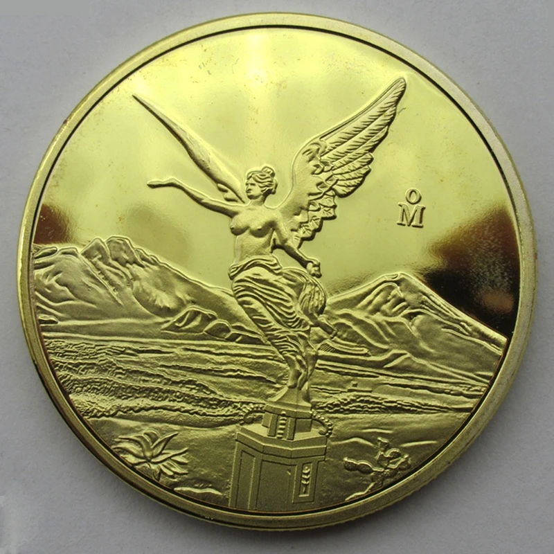 Серебряная монета памятная металлическая Богиня Свободы 200 лет|coins mexico|coin souvenircoin