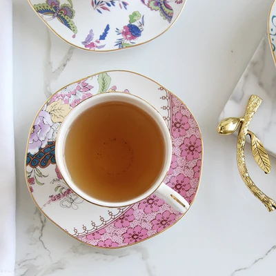 Европейский пасторальный цветок английский послеобеденный чай костяные