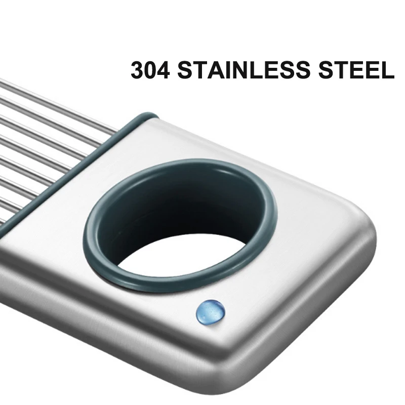 Нержавеющая сталь лук ломтерезки держатель овощей томатные измельчители