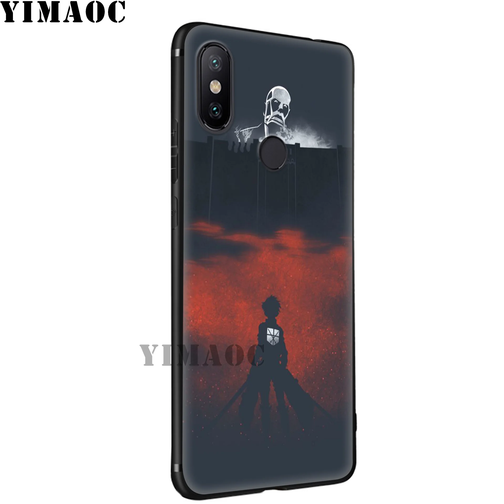YIMAOC Attack On Titan Soft Silicone Case for Xiaomi Redmi 7A Note 7 6 6A 5 4 4X 4A 5A S2 Plus K20 Pro Lite |