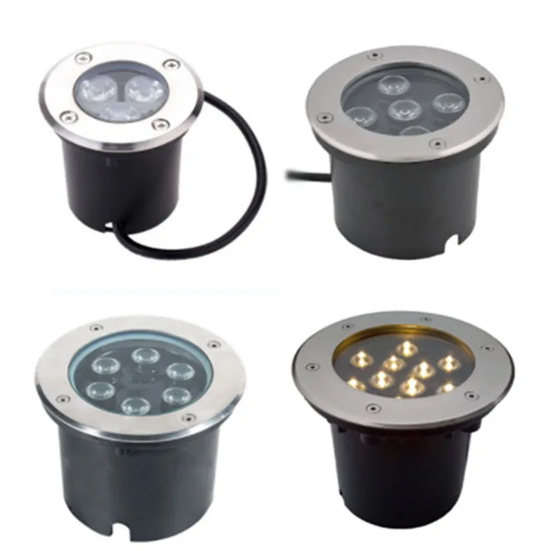 AC110V 240V 3W 6W 9W 12W 18W 24W 36W LED подземный свет наземный садовый путь напольный белый RGB
