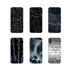 Для Samsung Galaxy S3 S4 S5 Mini S6 S7 Edge S8 S9 S10 Lite Plus Note 4 5 8 9 прозрачный мягкий ТПУ чехол математические уравнения Типографика