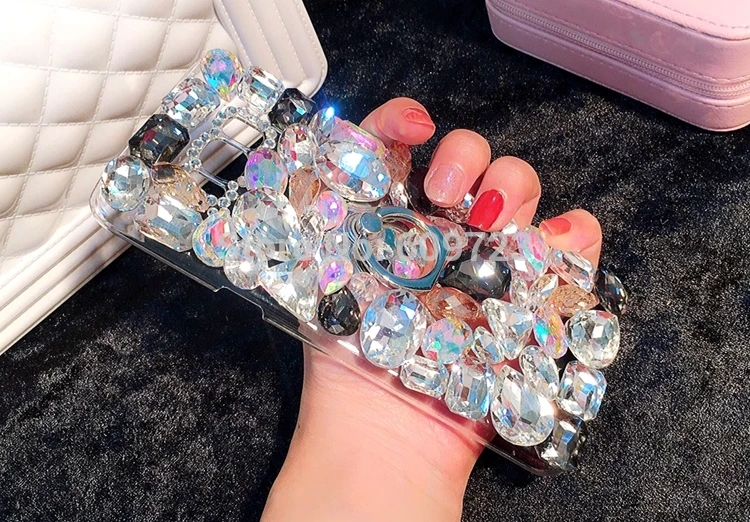 Для OPPO R7 R7S R9 R9S R11 R11s R15 плюс A37 A39 A57 A59 A71 A77 A83 F1 F1s F3 f5 большой горный хрусталь случае