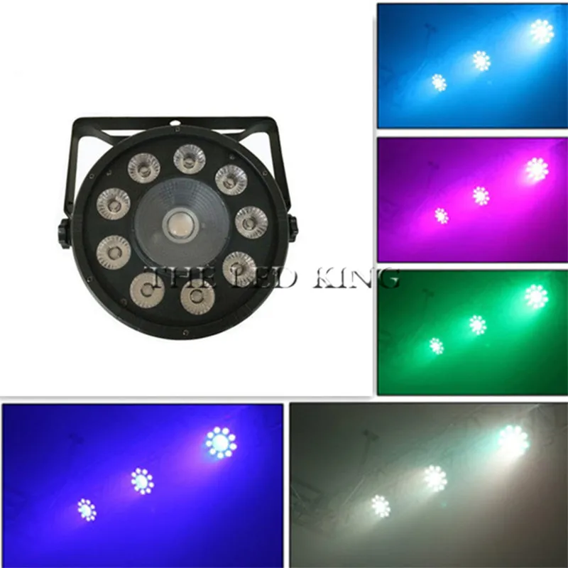 9X12 Вт RGBW 4в1 + 30 COB RGB диммируемая Светодиодная лампа с затемнением и подсветкой DMX512