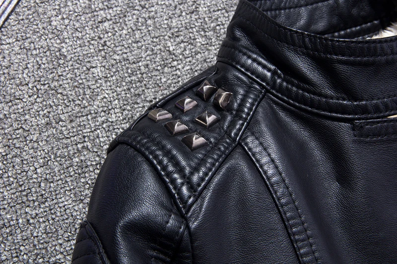 Детская одежда осенне зимнее пальто из искусственной кожи детская ветровка для